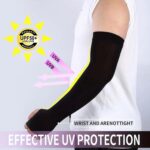 Sweat-Free Summer Riding Gear Combo Breathable Quick-Dry Balaclava with Full Face & Neck Coverage + UV Protection Arm Sleeves Gloves for Cycling, Biking, Hiking & Outdoor Sports - Image 6
