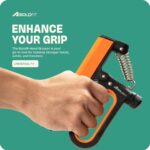 Boldfit Heavy Hand Gripper 120 Kg Adjustable Professional Hand Grip Strengthener With Counter Hand Grip Exerciser For Gym Handgrip For Men & Women Hand Exercise Equipment Power Gripper - BlackOrange - Image 3