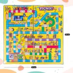 Picnic Junior Board Game for Family, with Pegs, Dice, Cards and Game Money, Educational Games Toy for Kids (Multicolor) - Image 2