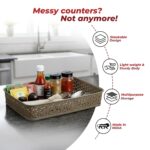 Bel Casa Royal A4 Tray - Pack of 4 I Desk & Drawer Organizer, File Holder & Storage Tray for Home Kitchen and Office Use - Lt Brown - Image 5