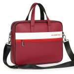Gilmore Oak Alfred Laptop Bag with Detachable Shoulder Strap – Premium Artificial Leather, Fits up to 15.6” Laptops – Slim, Travel-Friendly (Maroon) - Image 3