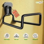 ecofynd Garden Hose Hanger, Heavy Duty Wall Mounted Watering Hose Holders, Portable Irrigation Hose Hanger, Garden Pipe Holder Hook (HOSE005-BLK) - Image 2