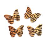 Wooden Butterfly Shape Buttons 2 Hole Sewing Buttons for Fashion/Replacement/Decorative/Jackets/Kurtis and Also Used DIY Art and Craft item (712 - Wooden TIGER BUTTERFLY Buttons 24 pcs) - Image 5