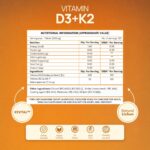 Rasayanam Vitamin D3 K2(MK-7) | 100% Vegan Vitamin D3 | Superior K2(MK-7) from Balchem, USA | For Calcium Utilization, Bone Strength & Heart Health | D3 Supplement For Immunity | 120 Veg Tablets - Image 7