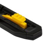 STANLEY STHT10323-800 18 mm Plastic Slide Lock Snap-Off Knife for Home & Professional Use, Carbon Steel Blades with 15 Cut-Off Points for Precision, YELLOW & BLACK - Image 15