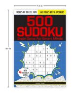 500 Sudoku Brain Games for Smart Minds | 4 Levels: Simple, Medium, Complex & Killer | 480+ Puzzles | Ages 8+ | Hours of Fun & Logic Boosting - Image 3