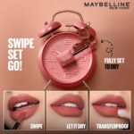 Maybelline New York Superstay Teddy Tint, Lip and Cheek Color, Heart Locket | Blurred matte that lasts up to 12H | Transferproof Lip Tint - Image 7