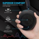Dyazo Wired Headset with Microphone | Active & Environmental Noise Cancellation | 3-in-1 USB, Type-C & 3.5mm Connectivity | in-Line Controls | On-Ear Headphones for PC, Mobile Phone & Laptop (Black) - Image 4