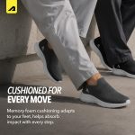 Boldfit Casual Shoes for Men Breathable Knit Slip-On Sneakers with Memory Foam Insole & EVA Sole Lightweight Walking Shoes with Sock-Like Fit & Padded Heel for All-Day Comfort - Image 6