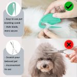 5 Pcs Knotting Combs, Pet Grooming Tool, Cat Hair Remover,Dog Grooming Comb Knot Remover, Pet Hair Removal Tool for Cat, Dog, Pet Hair Shedding Tool Supplies for Removing Tangled and Loose Hair - Image 4