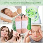 Foot patch Herbal And Gentle Ingredient (10 Pieces) Detox Foot Pads Natural Ingredients for Sleep Aid Pain Relief Toxin Removal with Bamboo Vinegar and Acupoint Micro-Massage Technology (20) - Image 3