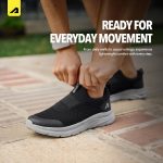 Boldfit Walking Shoes for Man, Breathable Knit Slip-On Casual Shoes s for Man with Memory Foam Insole, Thick Eva Outsole, and Padded Heel Support, Lightweight, Sock-Like Fit for All-Day Comfort - Image 6
