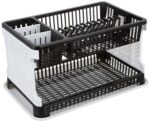 Plastic Dish Drainer, (Black & Grey, 51 cms * 33 cms * 27 cms) - Image 2