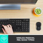 Logitech MK270r Wireless Keyboard and Mouse Combo for Windows, 2.4 GHz Wireless, Spill-Resistant Design, 8 Multimedia & Shortcut Keys, 3-Year Battery Life, PC/Laptop Black - Image 2