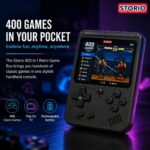 Storio Rechargeable Pocket Video Game for Kids 400 in 1 Retro Game Box Console Handheld Game Box with TV Output - Multicolor | 400 in 1 Retro Game Box Console, Handheld Game Box, TV Output - Image 2