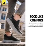 Boldfit Walking Shoes for Man, Breathable Knit Slip-On Casual Shoes s for Man with Memory Foam Insole, Thick Eva Outsole, and Padded Heel Support, Lightweight, Sock-Like Fit for All-Day Comfort - Image 8