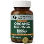Carbamide Forte Organic Moringa Tablet 1000mg with Chromium Picolinate | Moringa Tablet for Weight Loss, Immunity, Digestion & Energy | 60 Tablets
