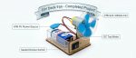 Electronic Experiment Project DIY Kit with 9V Battery, Battery Clip, on Off Switch, DC Toy Motor, Blade Fan for Science Projects - Image 2