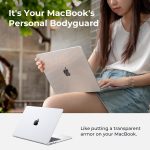 EooCoo Clear Case for Apple MacBook Air M5 13 inch Cover M4 M3 M2 2026-2022 | Compatible for Mac Air 13.6" Laptop Protection Plastic Bright Crystal Hard Shell, Keyboard Skin, Screen Protector Accessories - Image 9