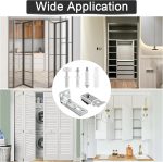 Sliding Door Kit, Sliding Door Roller Set for Door Installation and Repair, Door Wheel Roller Bifold Door Hardware Accessories, Six Piece Pack for Home Maintenance - Image 7