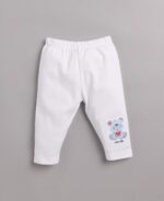 Baby GO Baby Boys & Girls Cotton Pajama Pants Pack of 3 | Soft Breathable Elastic Waist Printed Lounge Pants for Newborn Infants | Comfortable Nightwear Bottom Set - Image 2