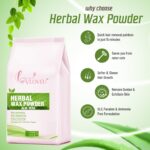 VLOVEU Wax Powder for Hair Removal for Women - 120 gm (Pack of 1) | Hair Removal Powder with Aloevera | Painless Herbal Wax Powder, All Skin Types Hands, Legs, Underarms, Bikini & Intimate Area - Image 4