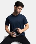 Jockey MV16 Men Lightweight Microfiber Solid Round Neck Half Sleeve Active Wear T-Shirt with Breathable Mesh - Image 5