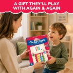 Smartivity Kids Montessori Slide Puzzle I Color & Pattern Matching Learning Toys for Kids 4-8 Years I Birthday Gift for Boys & Girls I Educational Activity I Travel Friendly I Wooden Puzzle - Image 8