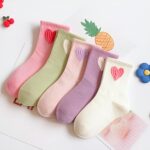 SYGA Baby Boys & Girls Cotton Socks, 5 Pairs Soft & Breathable Mid-Calf Socks for 1-4 Years - Image 7
