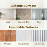 2Pcs Transparent Acrylic Bathroom Shelf for Wall | Multipurpose Self Adhesive Storage Rack for Shampoo, Soap, Cosmetics & Kitchen Accessories | Strong Waterproof Wall Organizer - Image 6