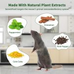 Rat Repellent Rodent, Mouse, Rats, Spider, Squirrel, Pest Control Indoor & Outdoor, Natural Mouse Deterrent Replace Traps Car Home Pack of 1 (10 Tablet) Repel Mice and Rats Protect Wires in Car, No Kill Only Repels Home Garden Patio Garage Rat Controller Pills to Keep Rodents Out of Car (10-boll) - Image 2