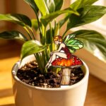 Garden Decoration Items Outdoor, Fairy Mushroom Plug Planter Decor for Balcony Garden Enhancement, Plant Decoration Accessories for Home Display, Measuring 5.9cm by 10cm - Image 7