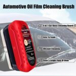 Car Windshield Oil Film Remover Kit | Automotive Glass Cleaning Brush & Cleaner, Anti-Fog, Rainproof, Streak-Free, Universal Fit - Image 5
