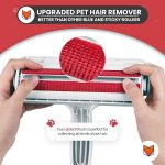 Wooflix Lint Remover for Clothes | Pet Hair Remover Roller for Dog & Cat Hair | Reusable Lint Remover Roller for or Sofa, Carpet, Bed & Clothes | Carpet Cleaning Brush for Home | No Refills Required - Image 7