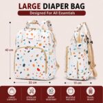 Diaper Mommy Bags For Mothers for Travel - Hospital Baby Maternity Bag for Delivery Women - New Born Baby Essentials - Water-Resistant & Insulated Bottle Holders - 23 L, 9 Pockets (PB21) - Image 8