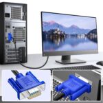 BLACK CROWN VGA to VGA Cable 3M, Computer VGA Monitor Cable 1080P Full HD Male to Male Cord HD, Engineering Brade Cord 3M for Computer PC Monitor Laptop TV Projector and More. - Image 5