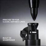 RENEE Midnight XXL Kajal | Black Kohl Pencil with Built-in Sharpener | Waterproof, Smudge-proof, 24Hr Long-Lasting | Ultra-Rich Pigment, Smooth Glide | 1.5g - Image 6