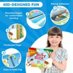SHNMN Busy Book | Preschool Busy for Toddlers Kids/Children Activities | Quiet Book Alphabets, Animal, Shapes Learning | Kids Age 2-5 Years: 1 (Alphabet,Animal,Learning,Elementary Book) - Image 5