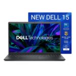 Dell 15 (Previously Inspiron) Laptop, 14th Gen Intel Core i3/Core 3 100U Processor, 16GB DDR4, 512 SSD, Intel UHD Graphics, 15.6" FHD 120Hz IPS AG 250 nit Display, Win 11 + Office 2024, Black, 1.63Kg