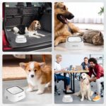 No Splash Dog Water Bowl with Floating Disk, 1.5L Slow Drinking Feeder, Anti-Overflow Anti-Choking No Spill Pet Water Bowl For Dog Cat Puppy Kitten (White) - Image 8