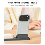 DailyObjects Bar Desk Organizer for Office Desk & Study Table | Premium Aluminium Base Tray with Pen Stand | Phone Stand & Multipurpose Workspace Storage - (Slate) - Image 6