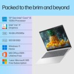 HP Pavilion Plus, Intel Core i5-1335U-13th Gen Laptop, (16GB LPDDR5x,512GB SSD),IPS, 300 nits, 14''(35.6cm) 2K,Win 11, M365 Basic(1yr), Office Home 24, Silver,1.38kg, 5MP Camera w/Shutter, ew0107TU - Image 2