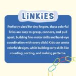 Skillmatics Connectable Learning Link Toy for Toddlers – Fun & Educational Snap-Together Toy for Babies, Fine Motor Skill, Hand-Eye Coordination & Early Learning, Gift for Ages 10–24 Months, 15 Links - Image 7