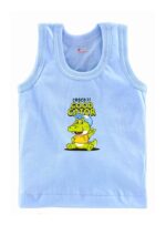 Lush Plush Baby Boys Relaxed Fit White Cotton Vest | Lightweight, Breathable | Ganji | Banian | Baniyan | Kids Sando for Infant Newborn Toddler - Image 2
