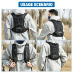 Proberos® 5L Hydration Backpack Vest with 2L Water Bladder, Quick Dry | Nylon Mesh Pack for Men Women, Multi Pockets, Ultra Lightweight Fashion Outdoor Gear Hiking, Trail Running - Image 7