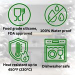 Dog Shampoo Gloves for Bathing – Silicone Dog Washing Gloves with Bristles – Pet Hair Removal Glove for Dogs & Cats – Puppy Essentials – Dog Grooming Supplies & Accessories – Shampoo Brush for Pets - Image 5