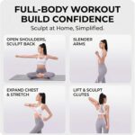 Figure 8 Resistance Band with Handles (20–25 lbs) | Silicone Exercise Band For Arm, Back, Chest & Shoulder Workout, Yoga, Pilates & Physical Therapy - Men & Women - Image 6