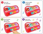 Dorytoy Kids Musical Xylophone Piano Toy, Colorful 2-in-1 with Keyboard Mallets,Educational Learning Instrument for Toddlers Boys & Girls Age 3+ Years - Image 5