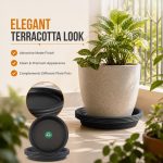 TrustBasket UV Treated Round Bottom Tray/Plate/Saucer Suitable for 10 inch Round Plastic Pot (Black Color) - Set of 12 | Heavy Duty Durable Plant saucerGamla for Indoor & Outdoor Balcony Garden - Image 6