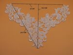 White,Vintage Dyeable Hand Crafted Embroidered Rayon Neck Lace Patch | material for Lace Jewelry,Scrap Book,Suits,Shirts,Dresses Qty 1 piece ,Used As Trims,Borders,Designer Embroidery Patch,Applique,Sewing Supplies,DIY Art & Craft . - Image 4
